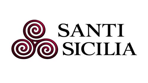 Logo of Santi Sicilia with a stylized design on a white background